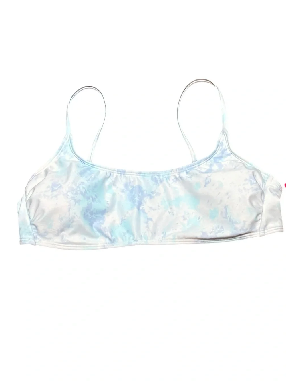 Xhilaration Junior’s White Blue and Purple Swim Bralette Tie Dye Size 8-10 NEW